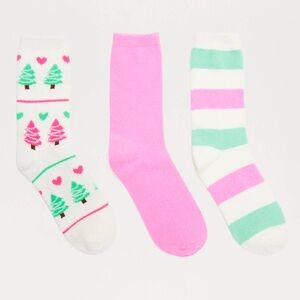OS Christmas Soft 3 Pack Socks